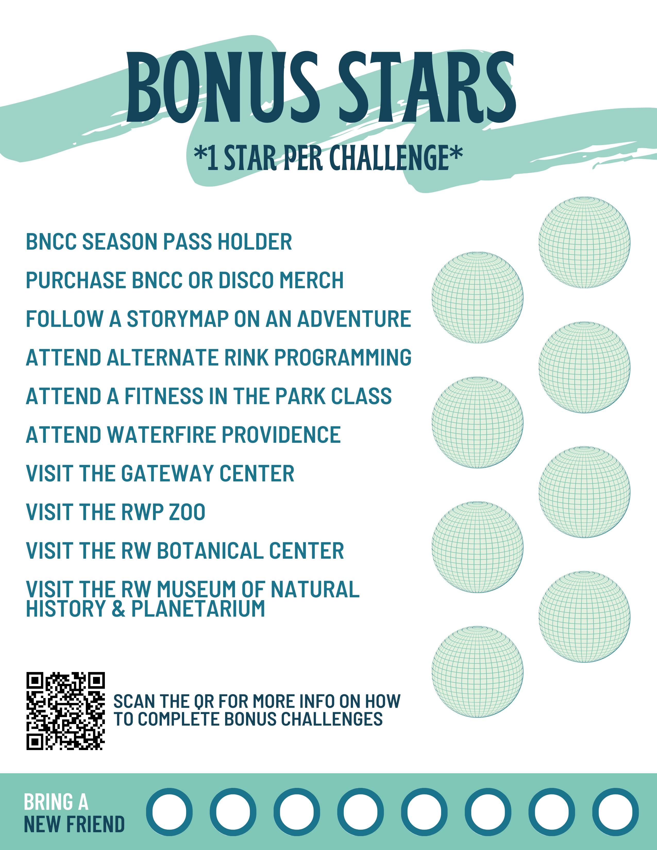 Disco Stars Monthly Rewards Card